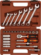 Набор инструмента 1/4''DR, 30 предметов 055482 Ombra