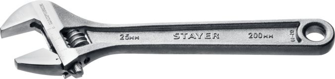 Ключ разводной MAX-Force, 200 / 25 мм 2725-20_z01 STAYER