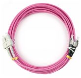 Шнур оптический duplex 15м SC-FC 50/125 мм OM4 LSZH 9117c Cabeus