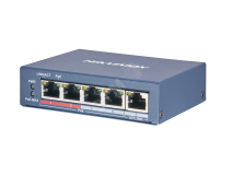 Коммутатор неуправляемый PoE 5 портов 100 Мб/с, 4хPoE 1хRJ45 301801292 Hikvision