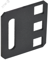 Переходник с 21'' на 19'' 1U черный AD05-01U-R ITK