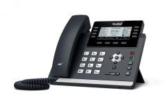 Телефон IP с поддержкой 12 SIP-аккаунтов, с 8 программируемыми кнопками, с поддержкой Poe, без блока питания SIP-T43U Yealink