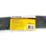 HSTG-321-100BK Термоусадочная трубка клеевая 3,2/1,0 длина 100 см., усадка 3:1, черный 39751 STEKKER