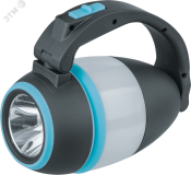 Фонарь светодиодный NPT-CA16-ACCU  1COB LED 5Вт+1LED 3Вт 240Лм 100м аккумуляторный прожектор+кемпинг+настольный  пластик 1.5Ач 21571 Navigator Group