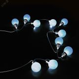 Гирлянда садовая на солнечной батарее 10 LED ламп Большие Шары Белый свет Solar Gauss GS033 GAUSS