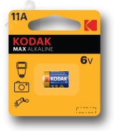 Батарейка 11A-1BL MAX SUPER Alkaline [ LR11, A11, MN11] (60/240/24000) Б0050400 KODAK