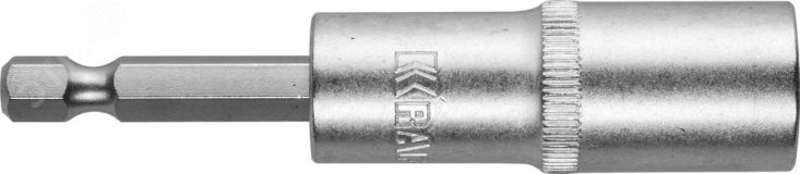 Бита с торцовой головкой, удлиненная, Cr-V, хвостовик E 1/4'', 13мм 26396-13 KRAFTOOL