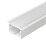 Профиль с экраном SL-LINIA62-F-2500 WHITE+OPAL (ARL, Алюминий) 021374 Arlight