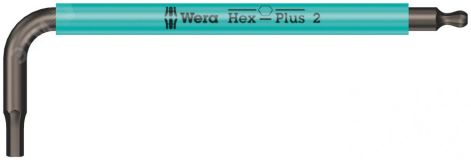 Ключ Г-образный 950 SPKS Multicolour с шаром 2 x 56 мм WE-022670 Wera