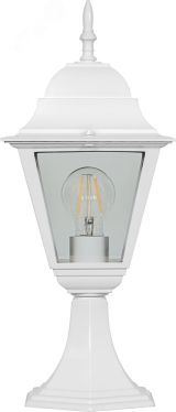 Светильник НТУ-60w на постамент Е27 IP44 белый 11019 FERON