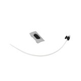 Вывод кабеля пластиковый для колонны Ovaline, цвет серый 653057 Legrand