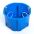 Подрозетник для сплошных стен, синий (с инд стикером), EBX20-01-2 39855 STEKKER