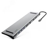 Док-станция USB Type C 10 в 1, USB 3.1, HDMI 19, VGA, RJ45, TF, SD, аудио 1000599682 Vention
