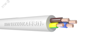 Провод ПВС 4х4(3х4+1х4) ТРТС 00-00148797 Технокабель НПП