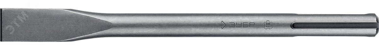 Зубило плоское 25 х 280 мм ПРОФЕССИОНАЛ БУРАН SDS-Max 29382-25-280_z01 ЗУБР