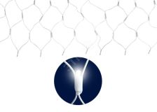Сетка светодиодная с эффектом мерцания 2,5х2м Соединяемая 240 светодиодов Белый свет Провод белый ULD-N2520-240/TWK WHITE IP67 UL-00001354 Uniel