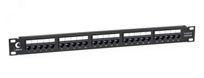 Патч-панель 19' (1U), 25 портов, RJ-11 (6P4C) 7990c Cabeus