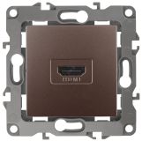 Розетка HDMI, Эра12, бронза, 12-3114-13 Б0027488 ЭРА