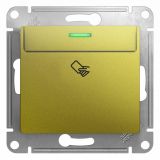 GLOSSA Карточный выключатель схема 6 фисташковый GSL001069 Systeme Electric