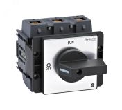 ВЫКЛЮЧАТЕЛЬ-РАЗЪЕДИНИТЕЛЬ 3P 125A С ЧЁРНОЙ РУКОЯТКОЙ НА ДВЕРЦУ 4 ВИНТАМИ MSD125320B Systeme Electric