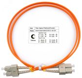 Шнур оптический duplex 1м SC-SC 62,5/125 мм LSZH 7361c Cabeus