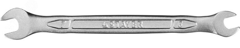Ключ гаечный 6 x 7 мм 27035-06-07 STAYER