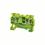 Клемма заземляющая 4 кв.мм пружинная OptiClip CXG-4-PE-(0,2-4) 289760 КЭАЗ