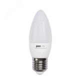 Лампа светодиодная LED 9Вт Е27 теплый белый матовая свеча 5001923A JazzWay