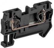 Клемма пружинная КПИ 2в-4 41А черный YZN11-004-K02 IEK