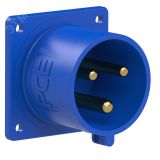 Вилка встраиваемая 32А/230V/1P+N+E/IP 44 00-00002281 PCE