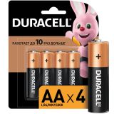 Элемент питания LR6 AA-4BL BASIC NEW Duracell Б0014045 Duracell