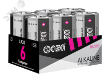 Элементы питания алкалиновые LR20 (D) ФАZА Alkaline (6 шт. в упаковке) LR20A-P6 JazzWay