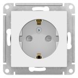 ATLASDESIGN РОЗЕТКА с заземлением со шторками, 16А, механизм, ЛОТОС ATN001345 Systeme Electric