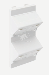 Connect Наклонный адаптер на 2хRJ45 коннектора,   S-модуль, графит S80B-14 Simon