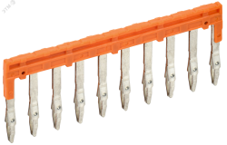 Перемычка гребенчатая для CP 4мм2 10PIN IEK YCT20-00-K03-004-EC-10P IEK