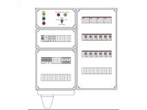 Щит управления электрообогревом HS 12x3400 D330 (в комплекте с терморегулятором и датчиком температуры) DBS140 DEVIbox