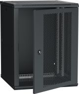 Шкаф LINEA W 12U 600x600 мм дверь перфорированная RAL9005 LWR5-12U66-PF ITK
