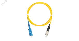 Шнур оптический переходной SM 9/125 OS2 SC/UPC-FC/UPC одинарный LSZH 2мм ЭКО27812 NIKOMAX