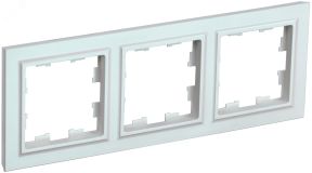 BRITE Рамка 3 поста РУ-3-БрЖ жемчуг BR-M32-K36 IEK