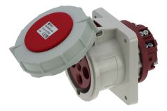 Розетка встраиваемая 63A/400V/3P+E/IP67, фланец 100x107 00-00032493 INPIN