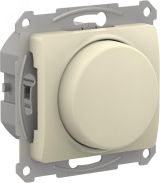GLOSSA СВЕТОРЕГУЛЯТОР (диммер) повор-нажим, LED, RC, 400Вт, мех.,  БЕЖЕВЫЙ GSL000223 Systeme Electric