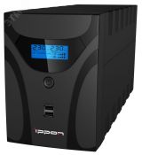 Источник бесперебойного питания Line-interactive Smart Power Pro II 1200 ВА/720 Вт фазы 1/1, Tower, 4xSchuko, USB type B, c АКБ 1029740 IPPON