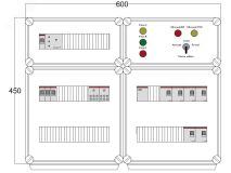 Щит управления электрообогревом DEVIBOX HR 6x1700 D316 (в комплекте с терморегулятором и датчиком температуры) DBR078 DEVIbox