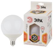 Лампа светодиодная STD LED G125-20W-2700K-E27 E27 / Е27 20Вт шар теплый Б0049080 ЭРА