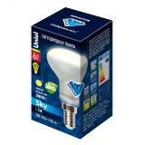 Лампа светодиодная LED 6вт 200-250В рефлектор матовое 480Лм Е14 3000К Sky филамент UL-00001491 Uniel