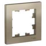 Рамка однопостовая ATLASDESIGN шампань ATN000501 Systeme Electric