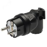 Вилка с резиновым корпусом угловая IP44 00-00002558 PCE