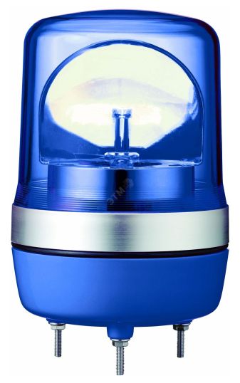 Лампа маячок вращающаяся синяя 24В AC/DC 106 мм XVR10B06 Schneider Electric