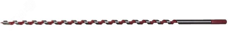 Сверло левиса по дереву 10x450/360мм, шестигранный хвостовик 2947-450-10 ЗУБР
