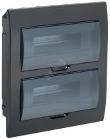 Корпус модульный пл. встр. ЩРВ-П-24 черный IP41 MKP12-V-24-41-K02 IEK